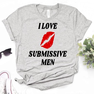 เสื้อยืด พิมพ์ลายการ์ตูนอนิเมะ i love submissive สําหรับผู้ชาย และผู้หญิง