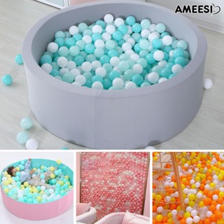 Ameesi ลูกบอล PE หนา เป็นมิตรกับสิ่งแวดล้อม ใช้ซ้ําได้ ทนต่อการกัด 100 ชิ้น สําหรับเด็กอนุบาล