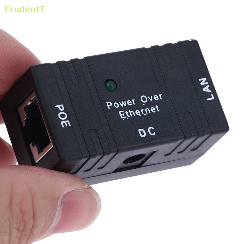 erudentt-อะแดปเตอร์แยกพาวเวอร์-poe-100-mbps-5-48v-2a-สําหรับกล้อง-ip-poe-ใหม่