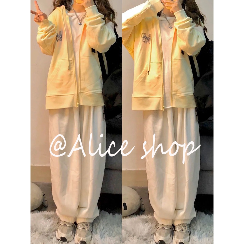 alice-เสื้อกันหนาว-เสื้อฮู้ด-korean-cozy-ตัวเหมือนคนชั้นสูง-สบายๆ-wjk2390plk37z230913
