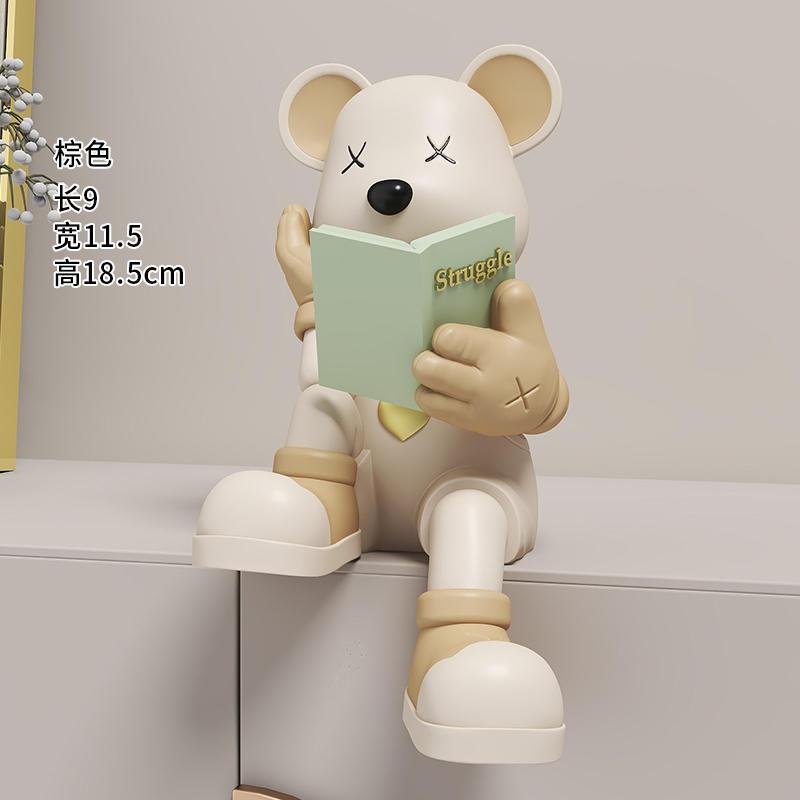 ตุ๊กตาหมีโหด-สร้างสรรค์-สําหรับแขวนตกแต่งบ้าน-ตู้ไวน์-ตู้หนังสือ-ของขวัญวันเกิด