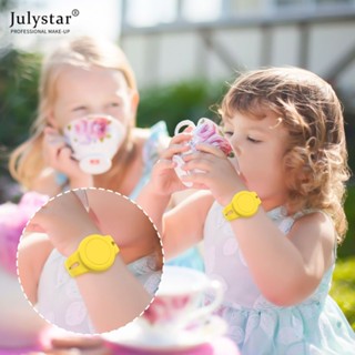 JULYSTAR สำหรับ Iphone Airtag อุปกรณ์ป้องกันการสูญเสียใหม่ซิลิโคนกันน้ำสายรัดเด็กสายรัดข้อมือสร้อยข้อมือ Locator ฝาครอบป้องกัน