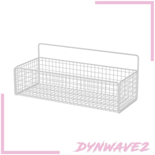 [Dynwave2] ตะกร้าเหล็ก แบบแขวนผนัง สําหรับห้องครัว หอพัก ห้องน้ํา โรงรถ