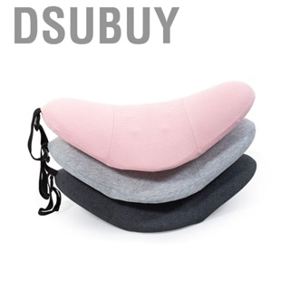 Dsubuy Lumbar Support Pillow  Memory Foam Cotton Reduce  Ergonomic Design Comfortable  Spots Lower Back for Bedroom