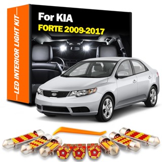 ชุดหลอดไฟ LED ติดป้ายทะเบียนรถยนต์ สําหรับ Kia Forte 2009 2010 2011 2012 2013 2014 2015 2016 2017 13 ชิ้น