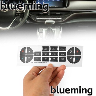 Blueming2 สติกเกอร์ปุ่มกด A/C สําหรับตกแต่งภายในรถยนต์