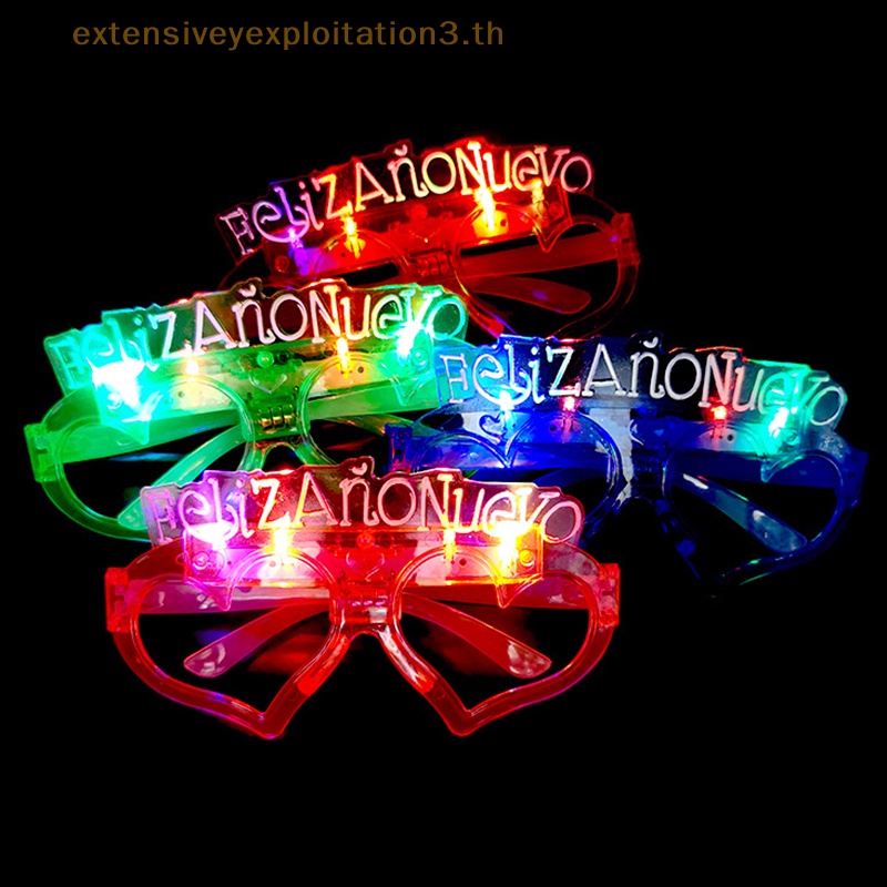 cny-แว่นตากันแดด-สีนีออน-เรืองแสง-สําหรับตกแต่งปาร์ตี้ฮาโลวีน-ปีใหม่-2024