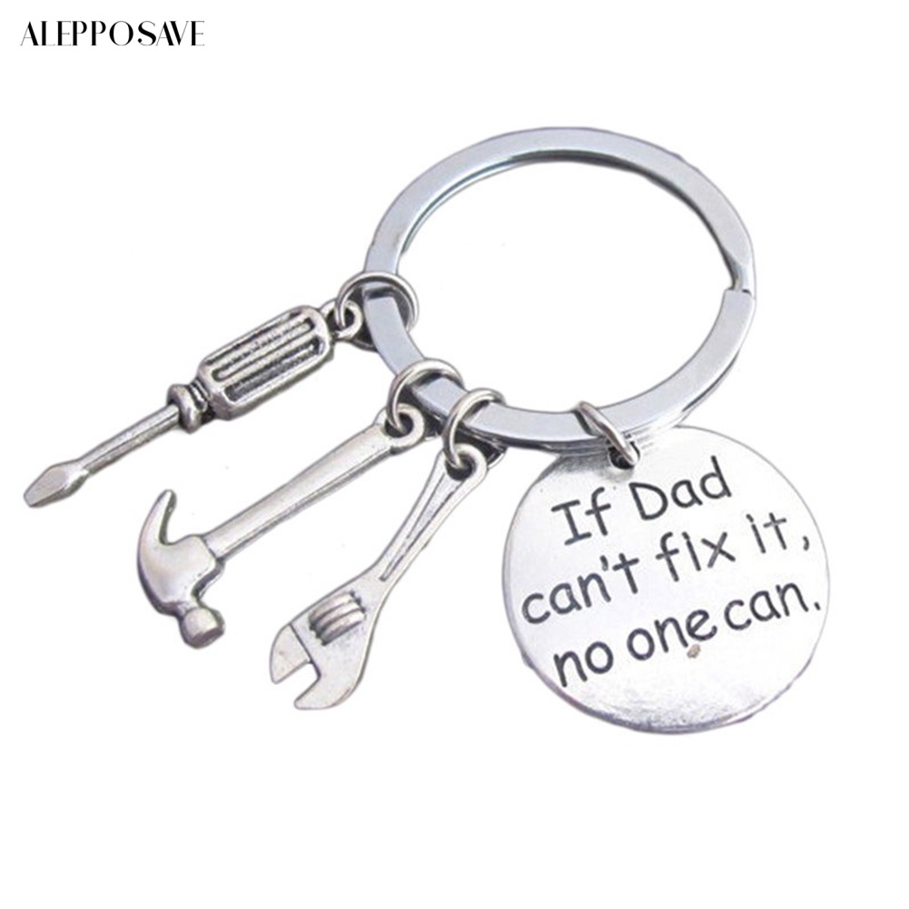 พวงกุญแจ-จี้รูป-dad-cant-fix-it-no-one-can-hand-tools-สําหรับของขวัญวันพ่อ