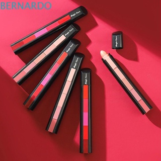 Bernardo ลิปสติก ลิปกลอส เนื้อแมตต์กํามะหยี่ กันน้ํา ติดทนนาน ไม่จางหาย หลายสี 5 in1