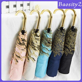 [Baosity2] ร่มกันแดด กันลม 6 ซี่ พับได้ แบบพกพา สําหรับผู้ใหญ่ เด็ก ตั้งแคมป์ เดินป่า ท่องเที่ยว