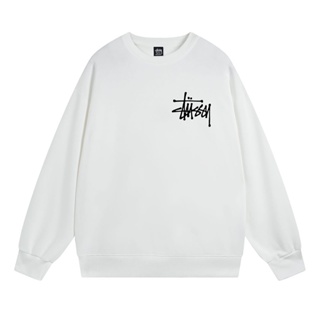 Stussy -Classic เสื้อกันหนาว คอกลม พิมพ์ลาย สไตล์คลาสสิก แฟชั่น อเนกประสงค์ สําหรับผู้ชาย และผู้หญิง