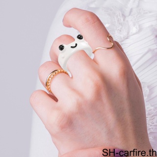 ชุดแหวน รูปกบตลก สีสันสดใส สําหรับวัยรุ่น และผู้หญิง 1 2 3 5
