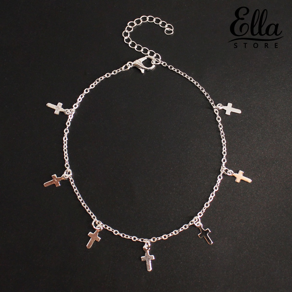 ellastore123-สร้อยข้อเท้า-สายโซ่-แฟชั่น-สําหรับผู้หญิง