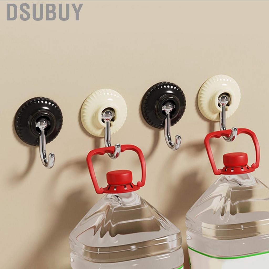 dsubuy-adhesive-hangers-4pcs-hole-free-bathroom-hooks-round-plastic-for-robe-living-room