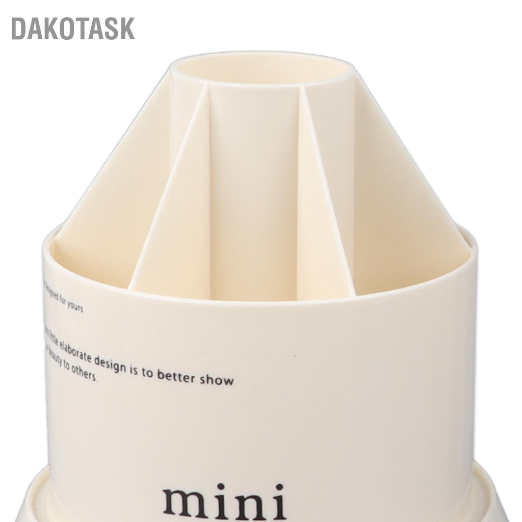 dakotask-ที่เก็บแปรงแต่งหน้า-360-องศาหมุนได้แต่งหน้าออแกไนเซอร์กันฝุ่นกันน้ำสำหรับลิปสติกเครื่องสำอาง