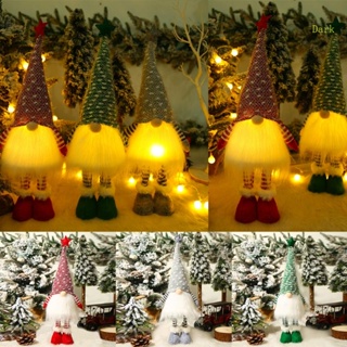 โคมไฟตั้งโต๊ะ รูปโนม ซานต้า เอลฟ์ สแกนดิเนเวียน แฮนด์เมด สําหรับตกแต่งเทศกาลคริสต์มาส
