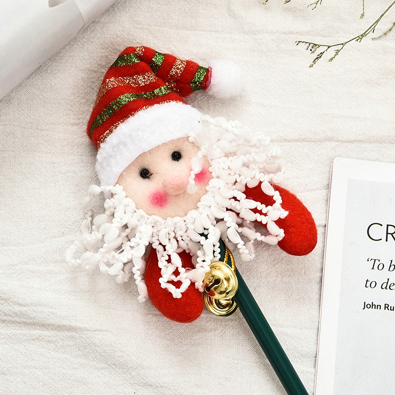 กระดิ่งดินสอ-ลายการ์ตูนคริสต์มาสน่ารัก-เครื่องเขียน-สําหรับนักเรียน-สํานักงาน-โรงเรียน-ของขวัญ