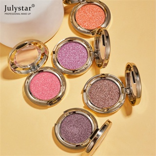 JULYSTAR Fomix Flow Gold สามมิติ Pearlescent Monochrome Eye Shadow Fine แฟลชฟักทองสี Matte Glitter Earth Color Eye Shadow Palette แต่งหน้า