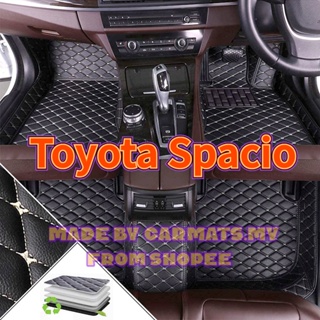 [ขายตรง] (Toyoto Spacio) พรมปูพื้นรถยนต์ คุณภาพสูง ขายตรงจากโรงงาน คุณภาพสูง ราคาถูก