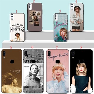 เคสโทรศัพท์มือถือแบบนิ่ม ลายอะนิเมะ Taylor Swift สีดํา สําหรับ vivo y11 y12 y15 y17 y19 y20 y20i y20s y11s y5s U3 H12