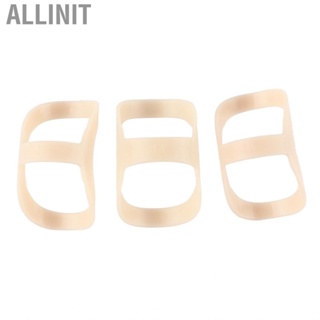 Allinit Oval Finger Splint  Support Lightweight Rounded Edges Wide Band 3 Sizes for Trigger Fingers