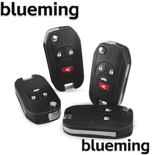 Blueming2 ปลอกกุญแจรถยนต์ ABS 2 3 4 ปุ่ม แบบเปลี่ยน สําหรับ Nissan Cube Micra Qashqai Juke Altima Maxima