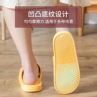 รองเท้าแตะ EVA พื้นหนา ป้องกันการลื่น เหมาะกับใส่ในบ้าน ห้องน้ํา แฟชั่นฤดูร้อน สําหรับผู้หญิง
