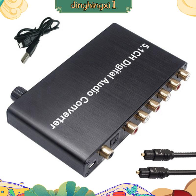 ตัวแปลงเสียงดิจิทัล 5.1Ch DTS AC3 สําหรับ DOLBY Decoding SPDIF Input to ...
