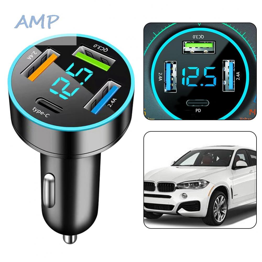 new-9-powerful-4-ports-usb-car-charger-fast-charging-qc3-0-usb-c-car-phone-charger