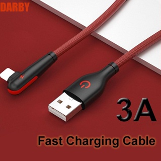 Darby สายชาร์จ USB Type C 90 องศา 90 องศา ชาร์จเร็ว 1 1.5 2 ม.