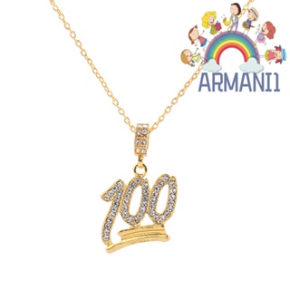 [armani1.th] เครื่องประดับ สร้อยคอโซ่ จี้รูปผู้ชาย 100 ชิ้น (สีทอง)