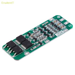 [ErudentT] บอร์ดป้องกันที่ชาร์จลิเธียม 3S 20A Li-ion 18650 PCB BMS 12.6V [ใหม่]