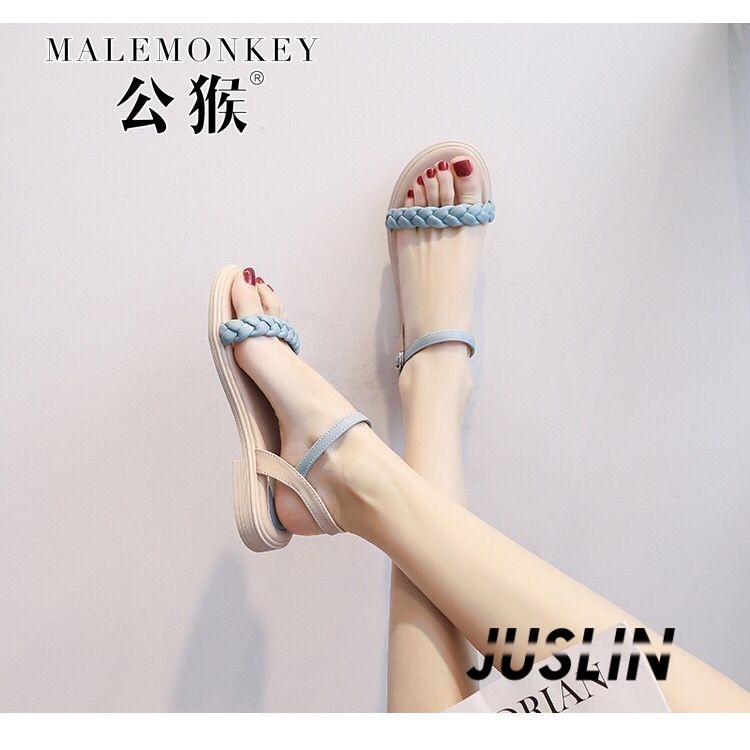 juslin-รองเท้าแตะผู้หญิง-ส้นแบน-ใส่สบาย-สไตล์เกาหลี-รองเท้าแฟชั่น-2023-ใหม่-stylish-สวยงาม-รุ่นใหม่-สไตล์เกาหลี-d22e02c-37z230910