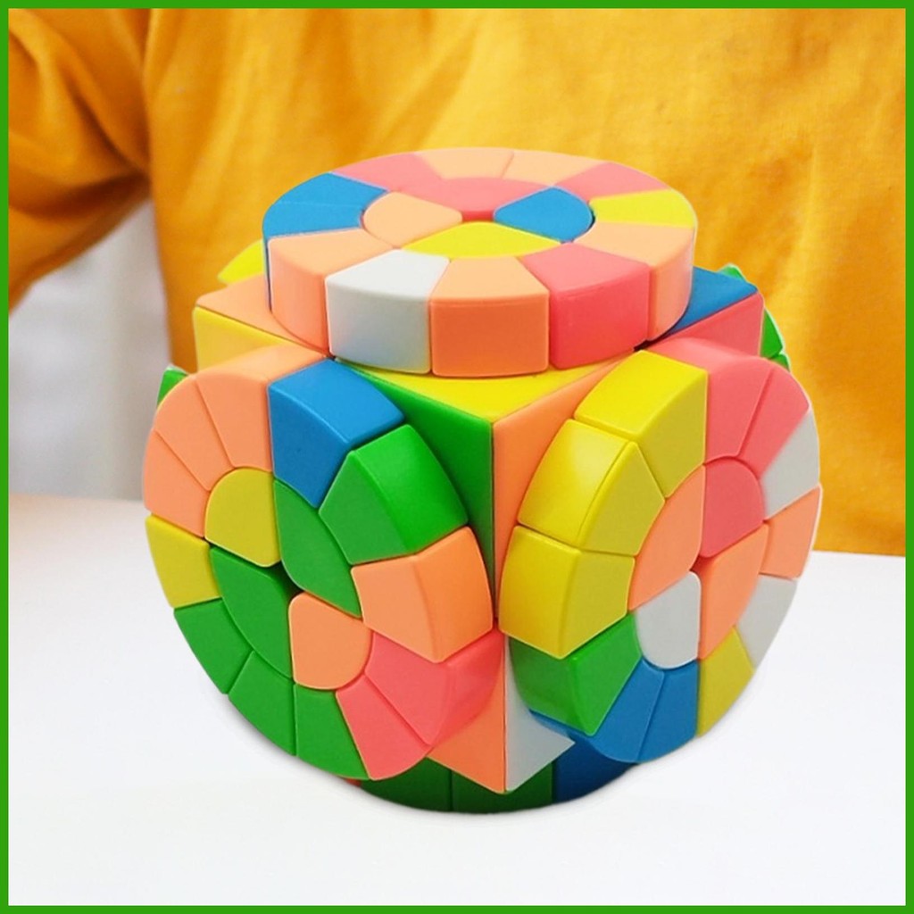 Fast Cube การศึกษา 3D ปริศนาสนุก Speedcube เกมสมองของเล่นสนุก 6 สี ...