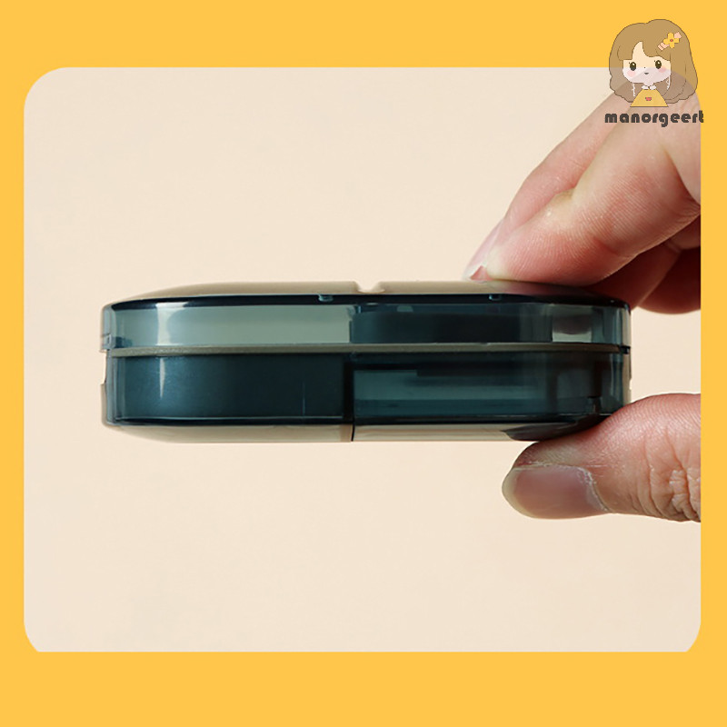 [LO] เครื่องตัดยา 1 ชิ้น, 2 In 1 Mini Drug สําหรับ Cutg ยาขนาดเล็กหรือ ...