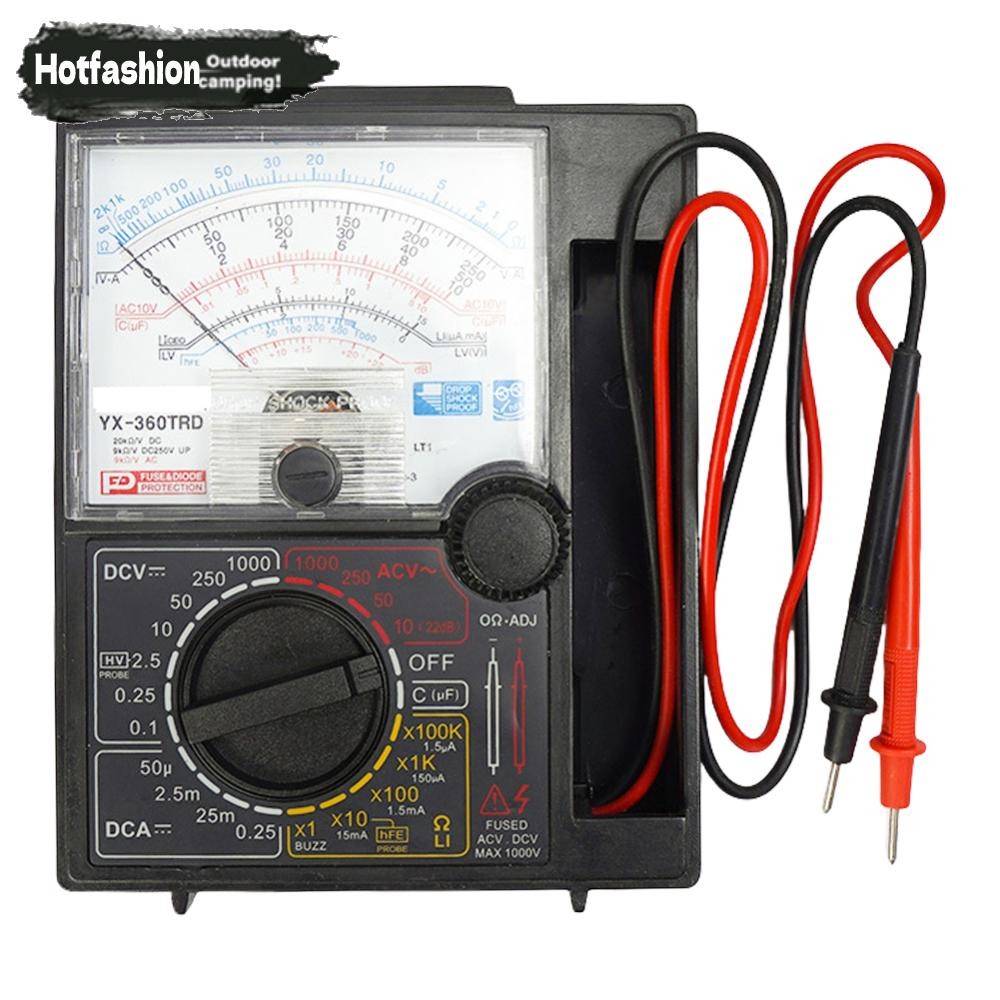 Analog Multitester DC 1000V แรงดันไฟฟ้าเครื่องทดสอบปัจจุบันตัวชี้มือถือ ...