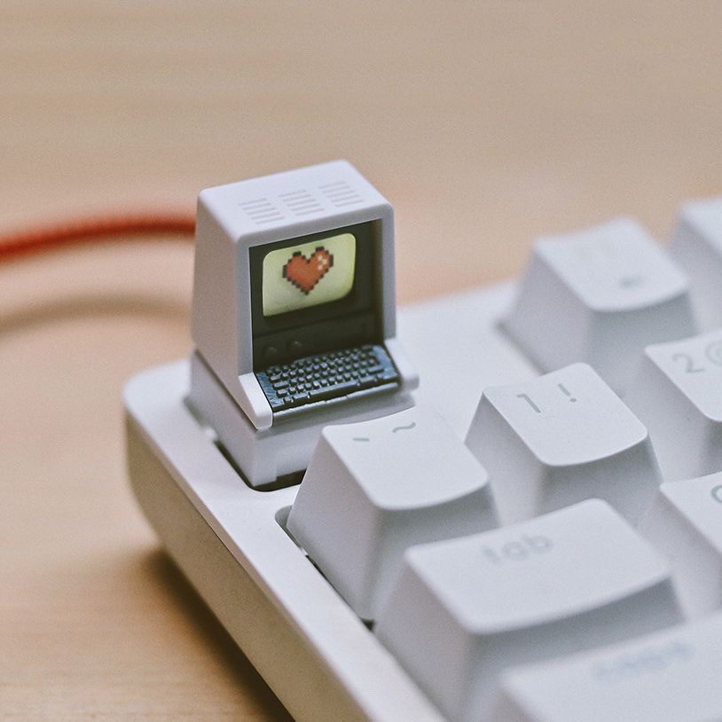 Keycap Shop mac Pyramid K-03 Small TV Keycap Retro Translucent Keycap ...
