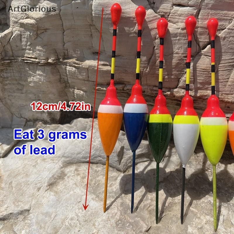 Fluctuate Floats 5 Pc ตกปลา สีสันสดใส สำหรับ Spinning Fishing Buoy ...