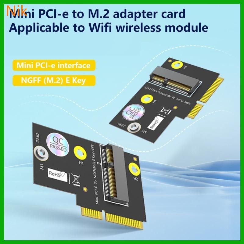 บ.ลค.ต.ม. 2 KeyE ถึง Mini PCIE อะแดปเตอร์รองรับ 2230 สําหรับการ์ด WIFI ...