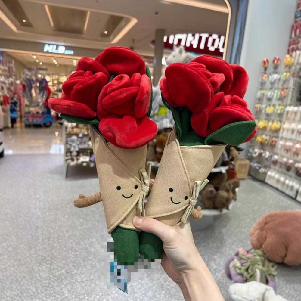 JELLYCAT Amuseable Rose Bouquet soft toy 30cm | Shopee Thailand