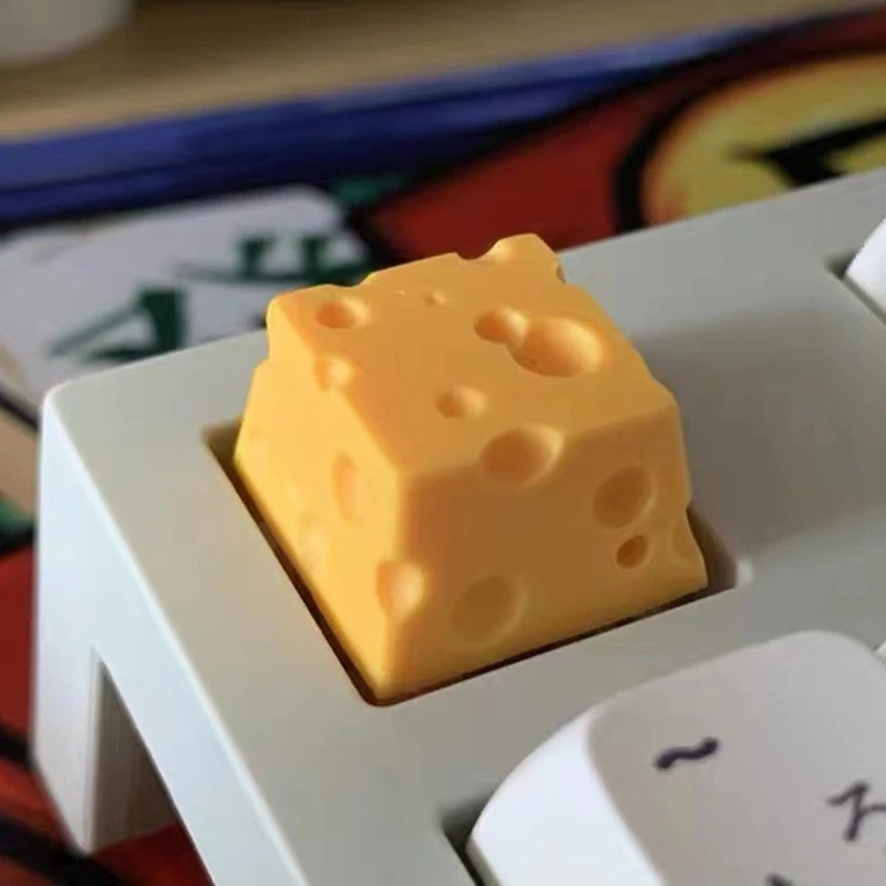 Chesse Cake Keycap สําหรับ ESC Mechanical Keyboard Handmade Resin ...