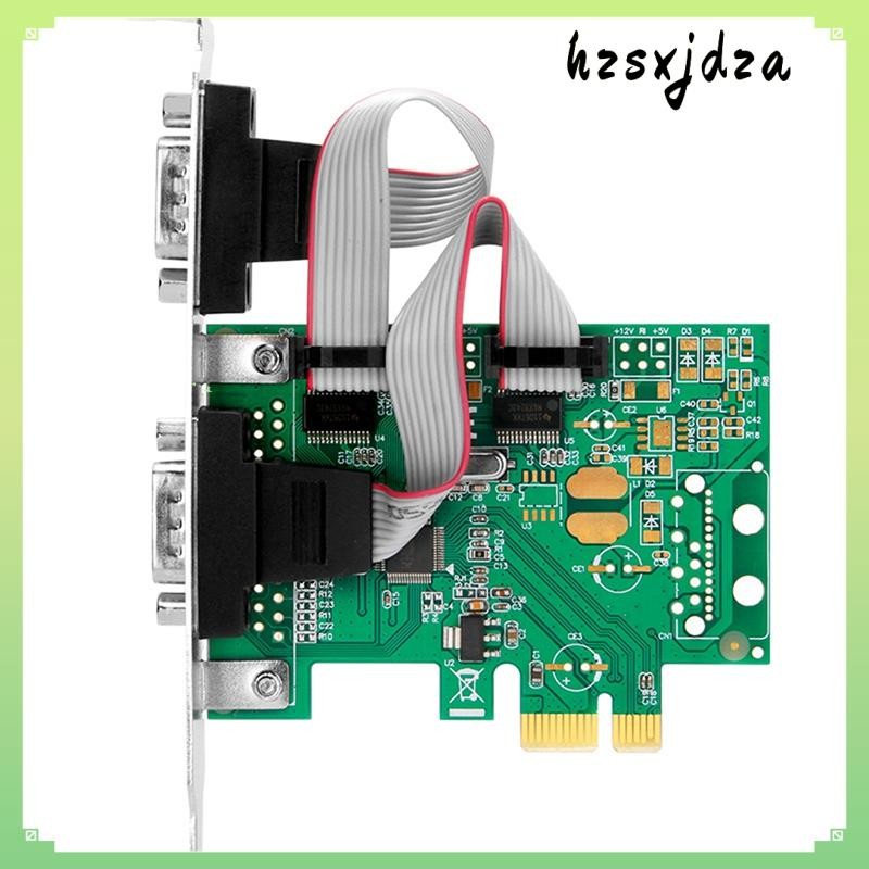 Pci-e To Dual Serial Combo Card RS232 PCI Express PCIe อะแดปเตอร์การ์ด ...