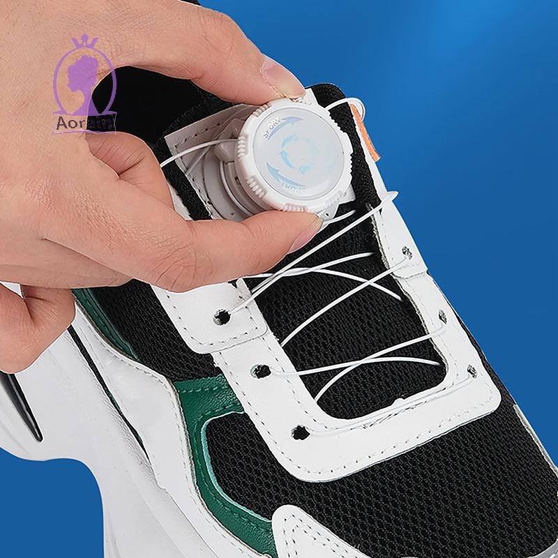 เชือกรองเท้าผ้าใบ Auto Tie Shoelaces กับหัวเข็มขัดอัตโนมัติสำหรับทั้ง ...