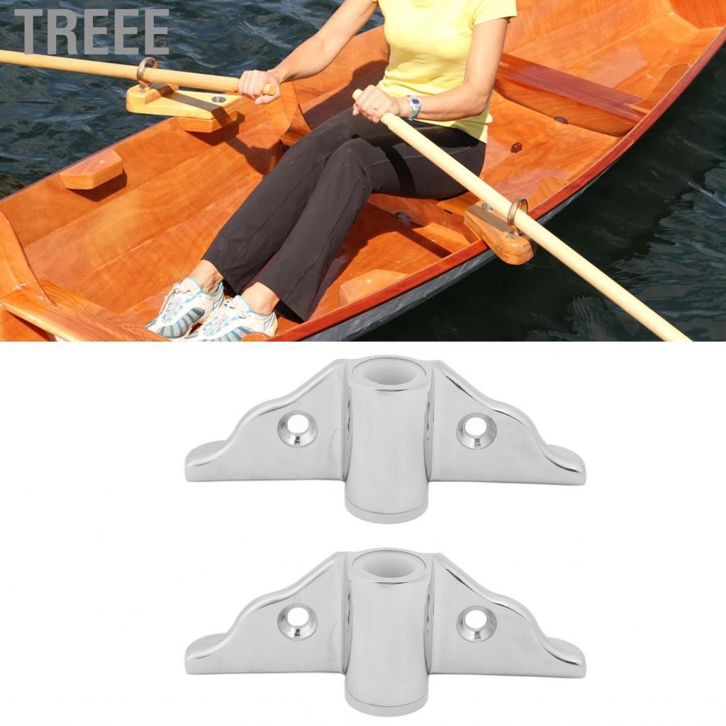 Treee 2Pcs เรือ Rowlock ซ็อกเก็ต 1/2in หลุม 316 สแตนเลสสตีลกระจกภาษาโป ...