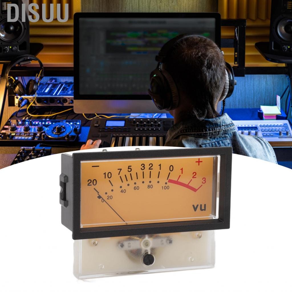 Disuu VU Meter ชุดหูฟัง ความแม่นยำสูง ใช้งานง่าย เครื่องเสียง 12V ABS ...