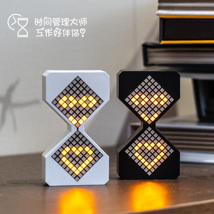 Spot Goods#led Electronic Hourglass Timer Gravity Sensing Timer ...