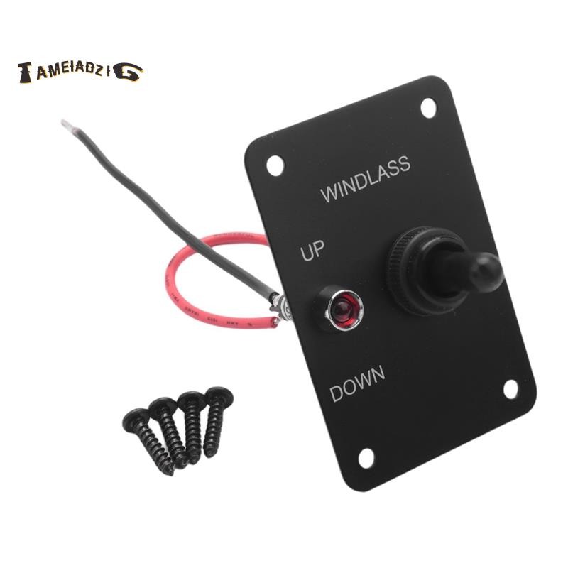 Marine Boat Anchor Return Toggle Switch แผ่นอลูมิเนียม 2 Way ไฟ Led Up ...