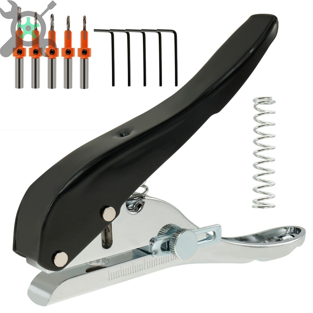 Single Hole Punch 5/16 นิ้ว Heavy Duty Hole Puncher แบบพกพาขอบ Banding ...