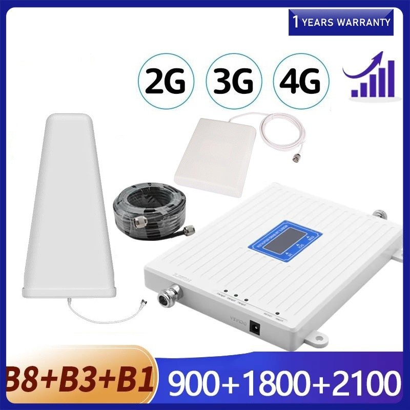 เครื่องขยายสัญญาณมือถือ เครื่องดูดสัญญาณโทรศัพท์ เสา 4g signal booster ...