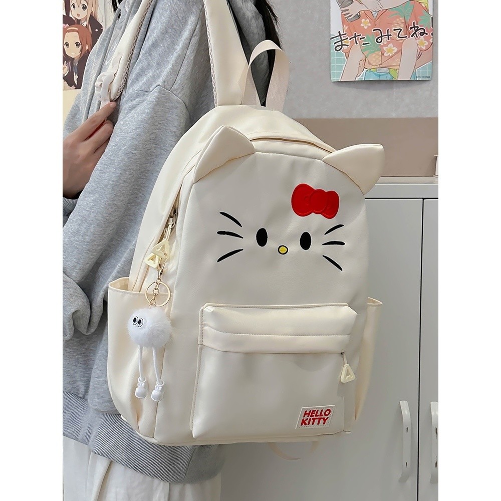 CDNK ญี่ปุ่นต้นฉบับ Hello Kitty กระเป๋านักเรียนสาวน่ารักกระเป๋าเป้สะพาย ...